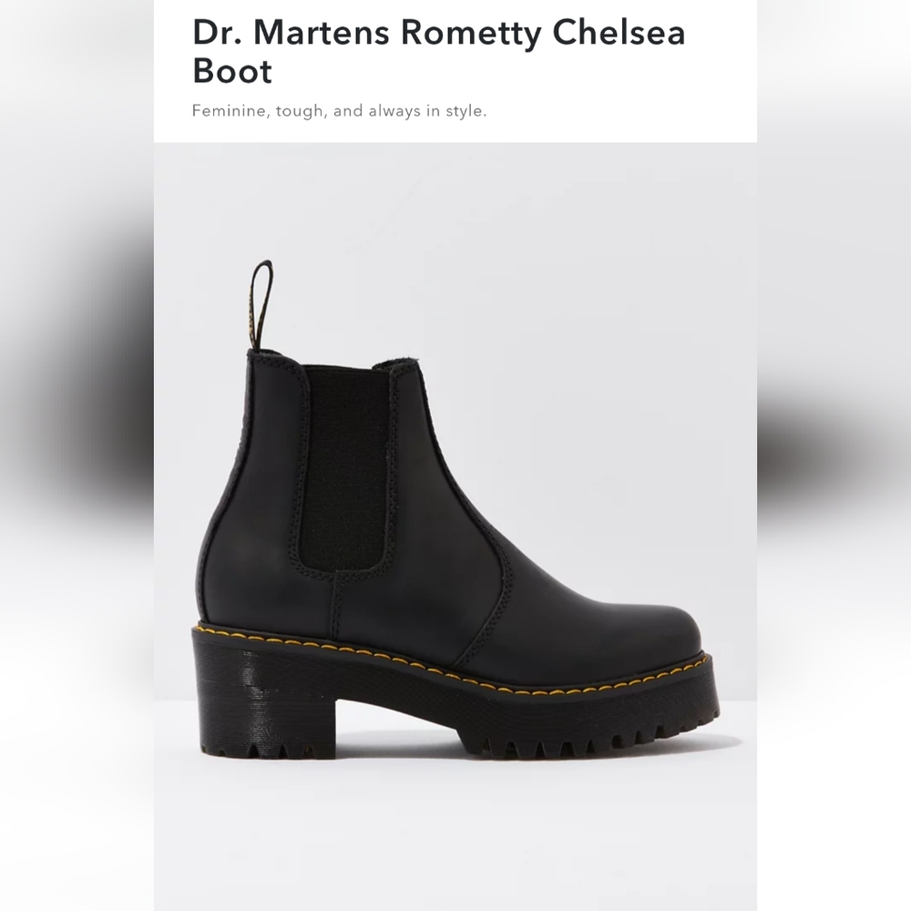 Dr Martens Rometty Black Chelsea Boots